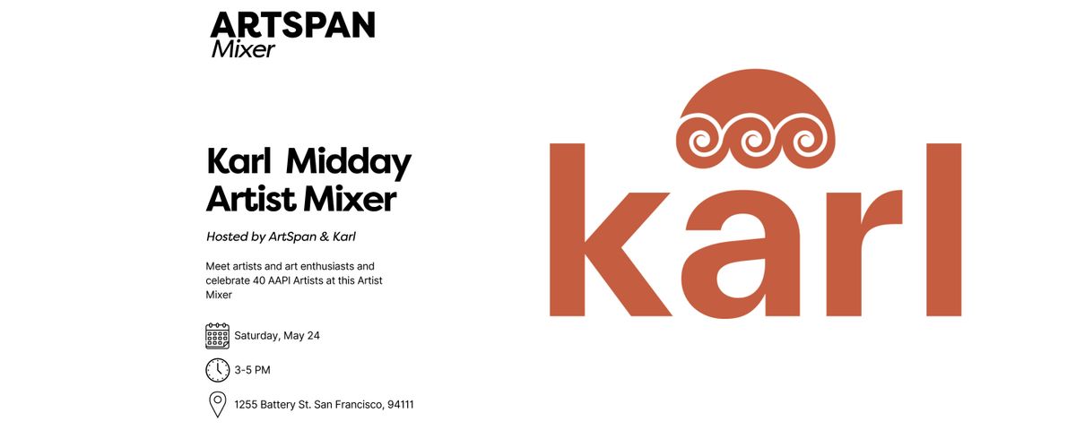 Karl  Midday Artist Mixer, 24 May | Event in San Francisco | AllEvents