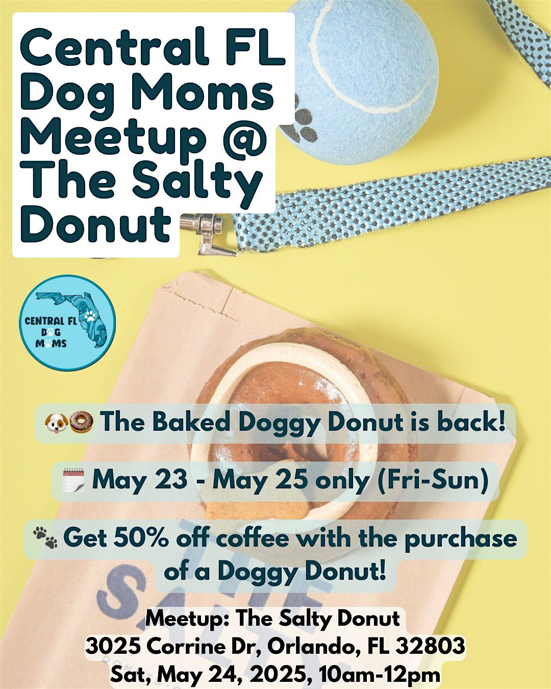 Central FL Dog Moms Meetup @ The Salty Donut Orlando, 25 May | Event in Orlando | AllEvents