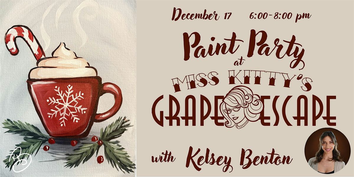 Peppermint Cocoa Paint Party at The Grape Escape, 17 December | Event in Galena | AllEvents