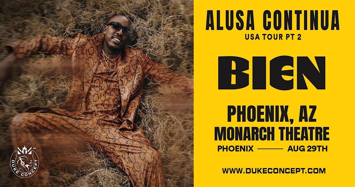 ALUSA CONTINUA- BIEN Live in Phoenix, 29 August | Event in Phoenix | AllEvents