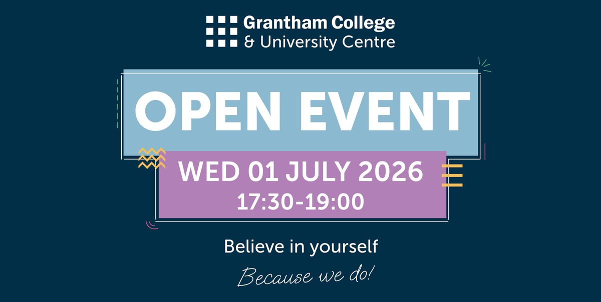 July  2026 Open Event, 1 July | Event in Grantham | AllEvents