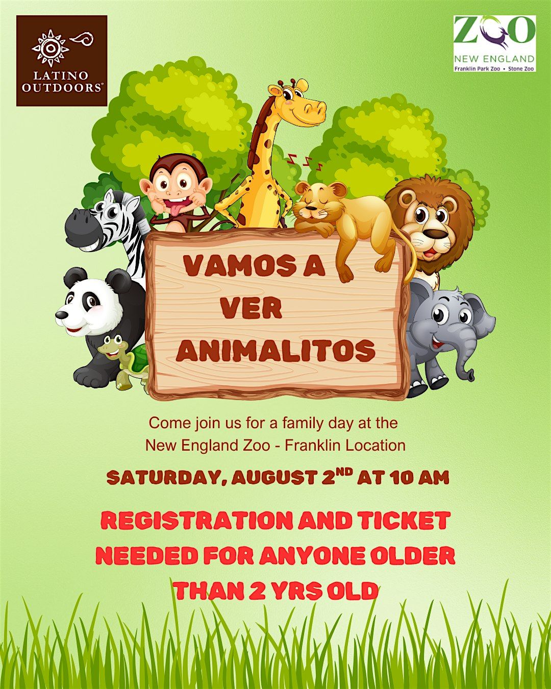 LO Boston | ¡Vamos a Ver Animalitos!, 2 August | Event in Boston | AllEvents