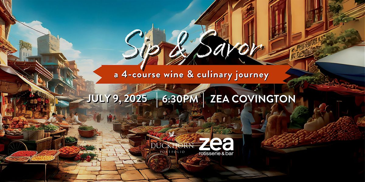 Sip & Savor: A 4-Course Wine & Culinary Journey at Zea, 9 July | Event in Covington | AllEvents