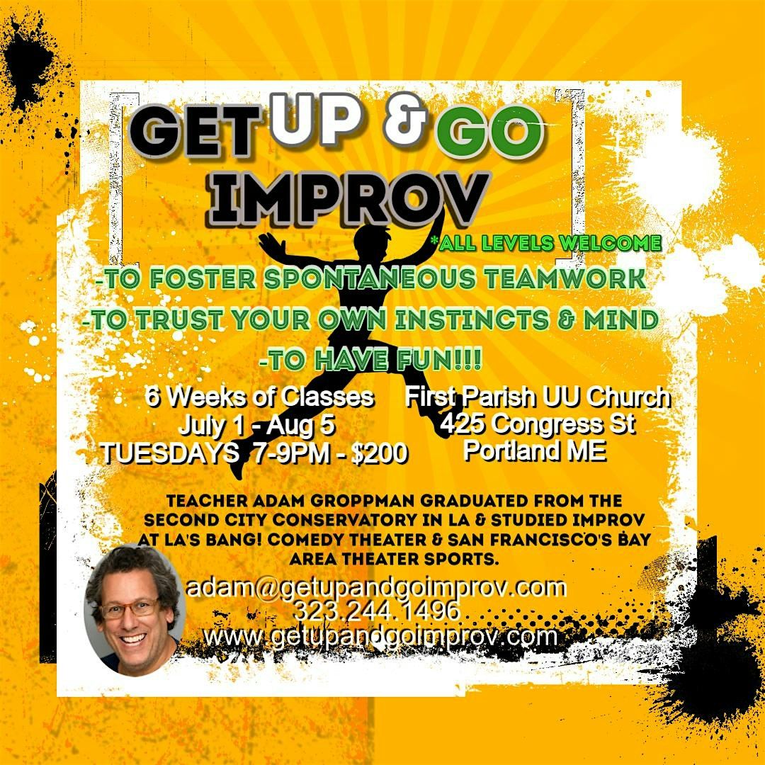 Get Up & Go Improv Classes, 1 July | Event in Portland | AllEvents