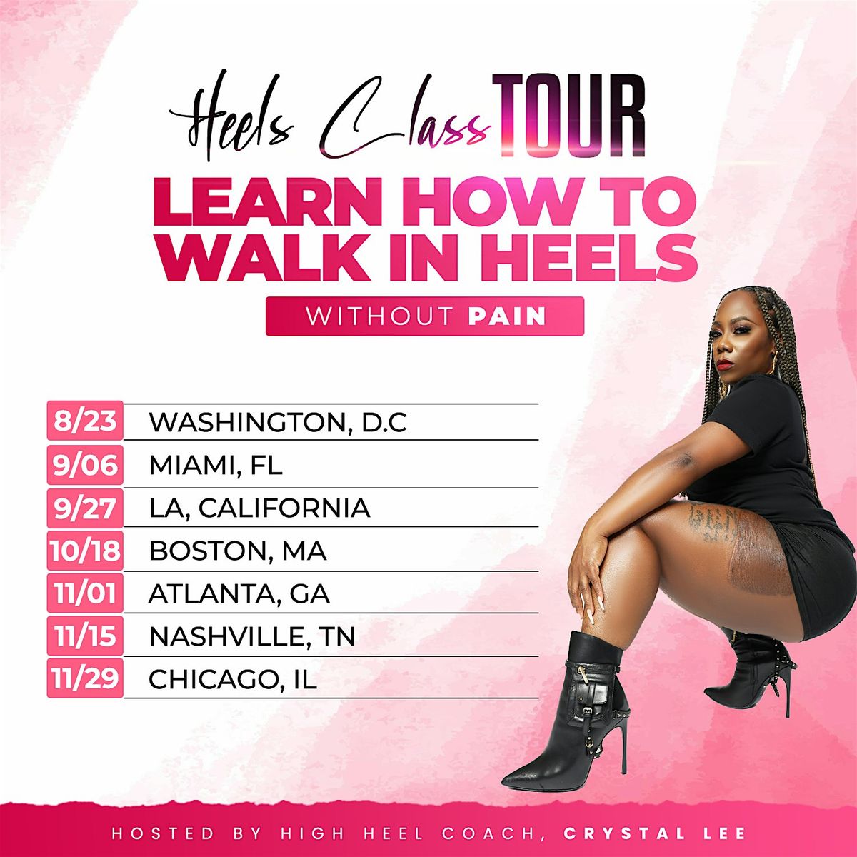 How to Walk In Heels Washington D.C., 23 August | Event in Washington | AllEvents