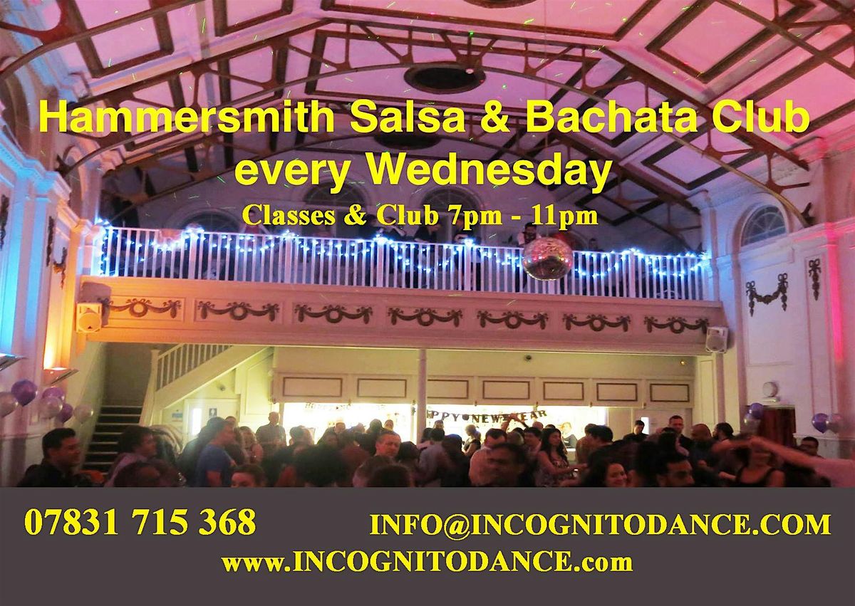 Salsa & Bachata Classes and Party every Wednesday - Hammersmith Club | Event in Hammersmith | AllEvents