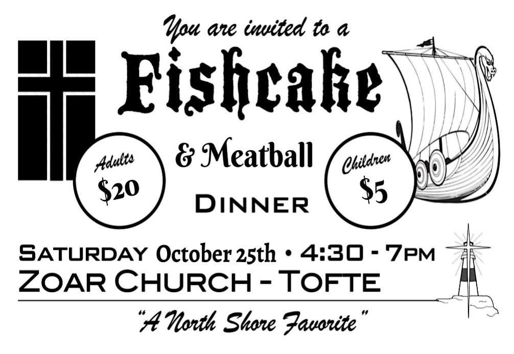 Fishcake and Meatball Dinner, 25 October | Event in Tofte | AllEvents