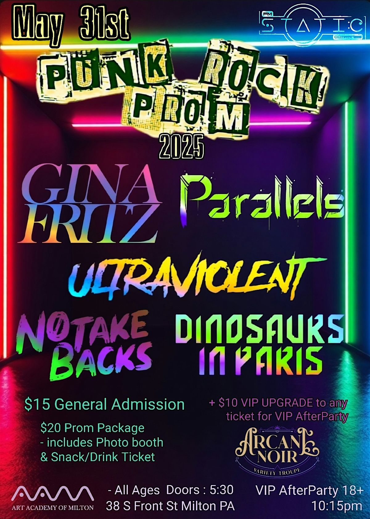 PUNK ROCK PROM @ AAOM, 31 May | Event in Milton | AllEvents