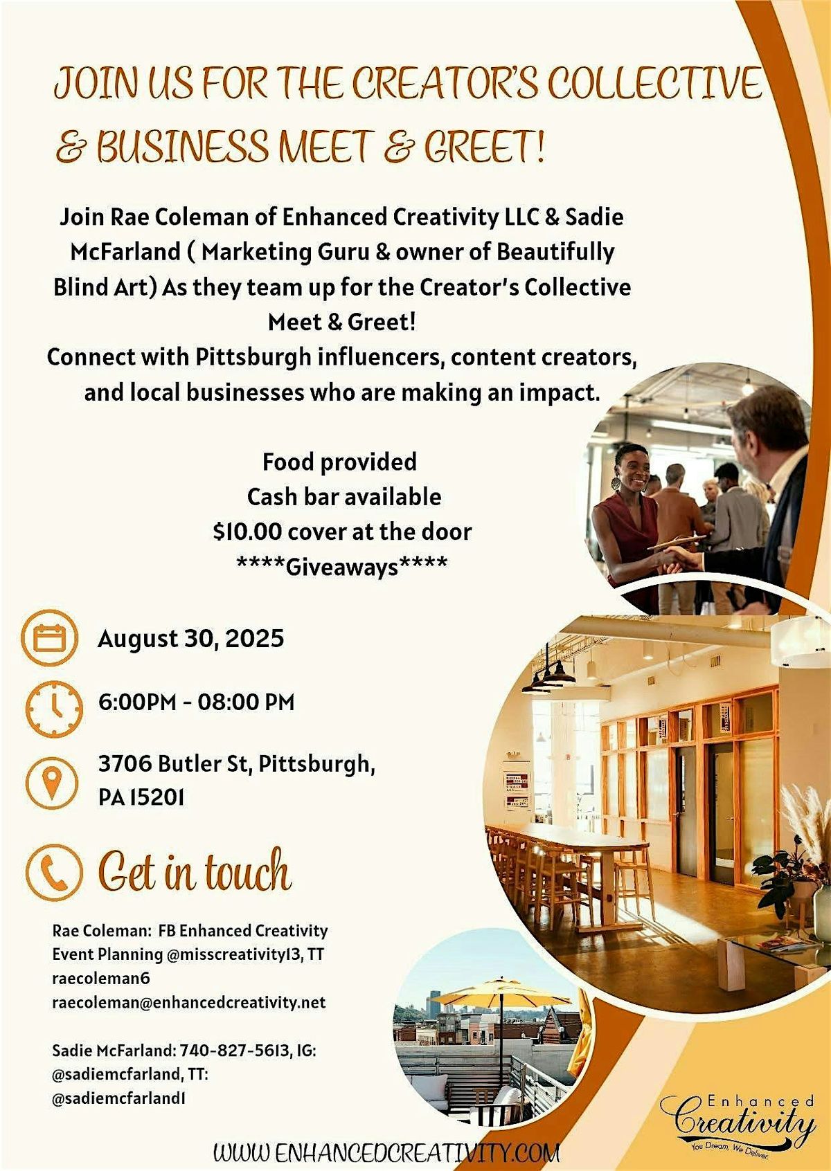 Creator’s Collective Meet and Greet, 30 August | Event in Pittsburgh | AllEvents