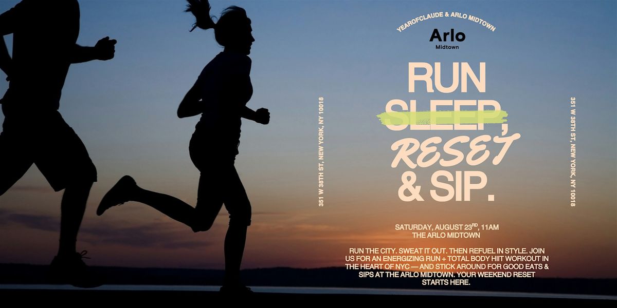 Run, Reset, & Sip at the Arlo Midtown, 23 August | Event in New York | AllEvents
