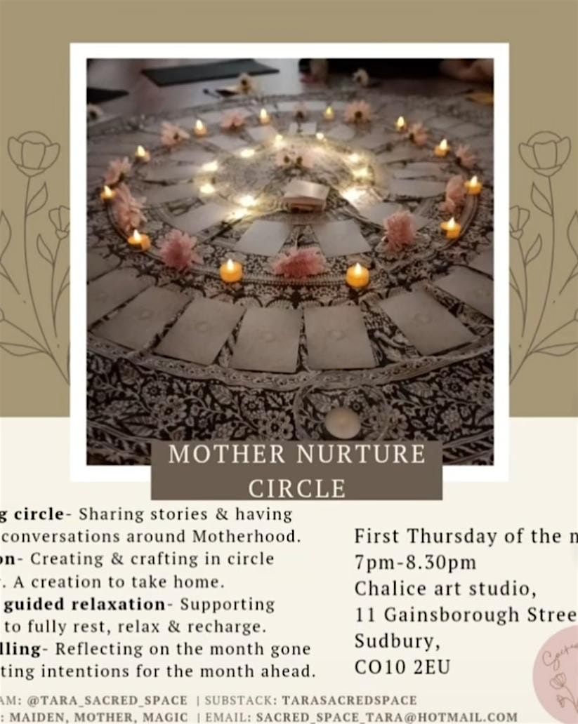 Mother Nurture circle, 3 July | Event in Sudbury | AllEvents