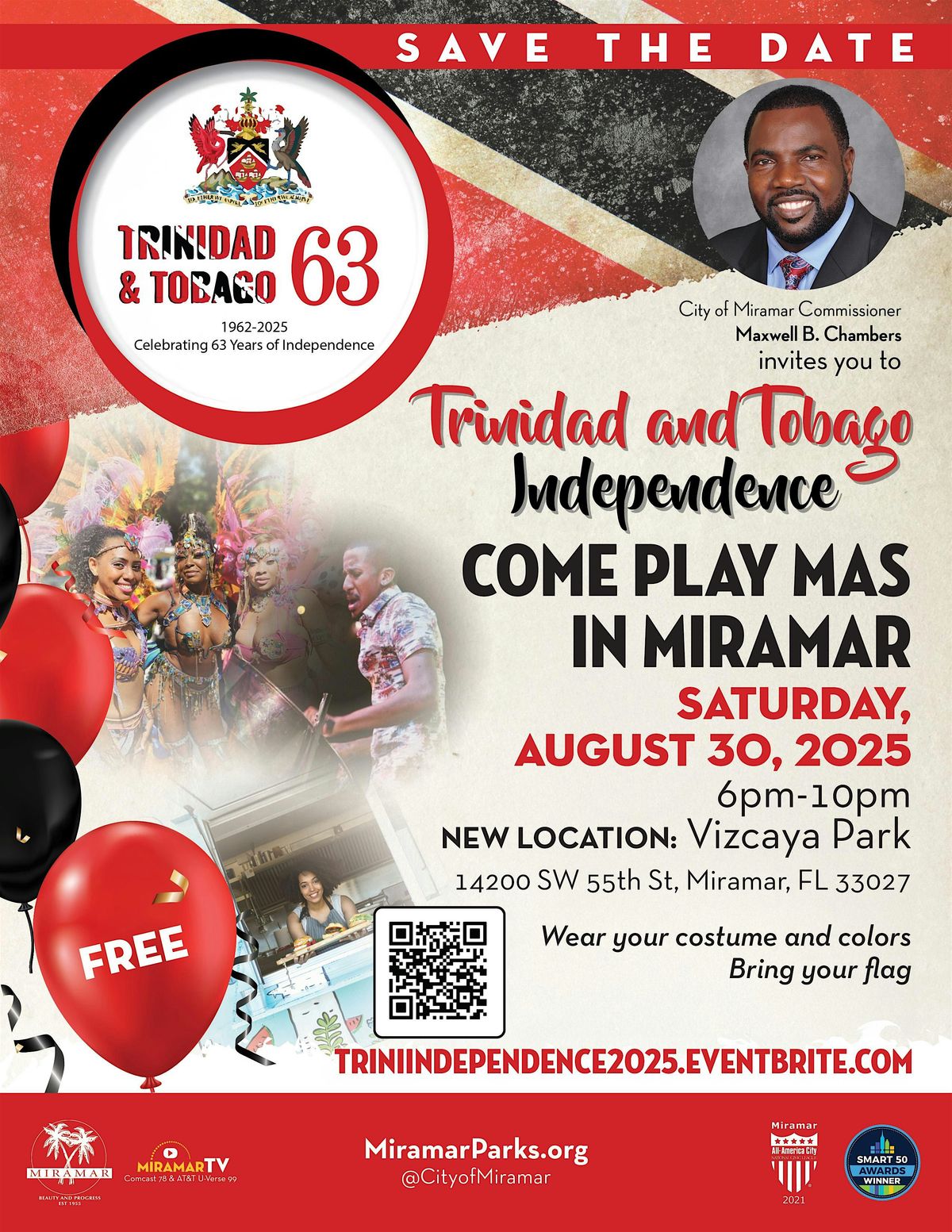 Trinidad & Tobago Independence Celebration 2025, 30 August | Event in Miramar | AllEvents