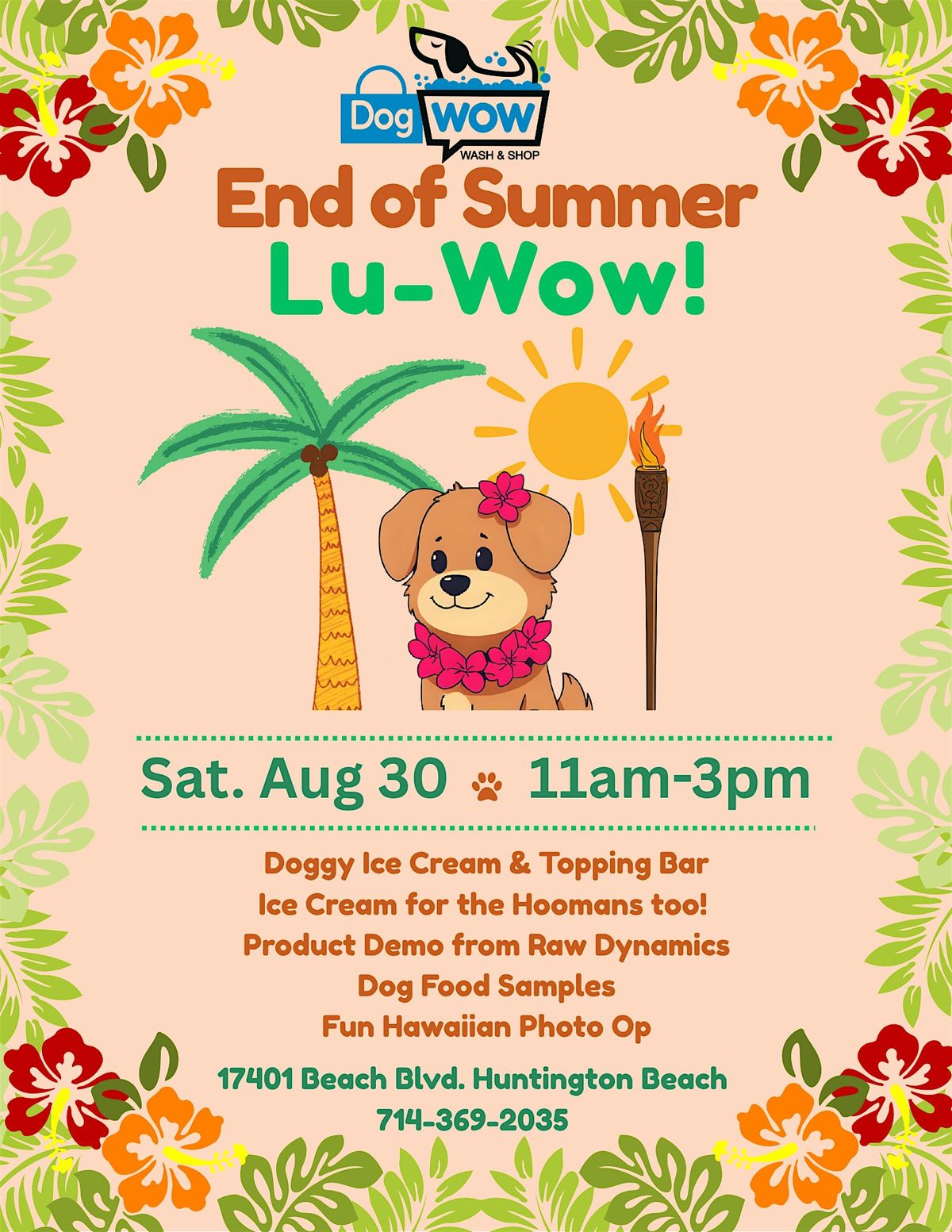 DogWow End of Summer Lu-Wow, 30 August | Event in Huntington Beach | AllEvents