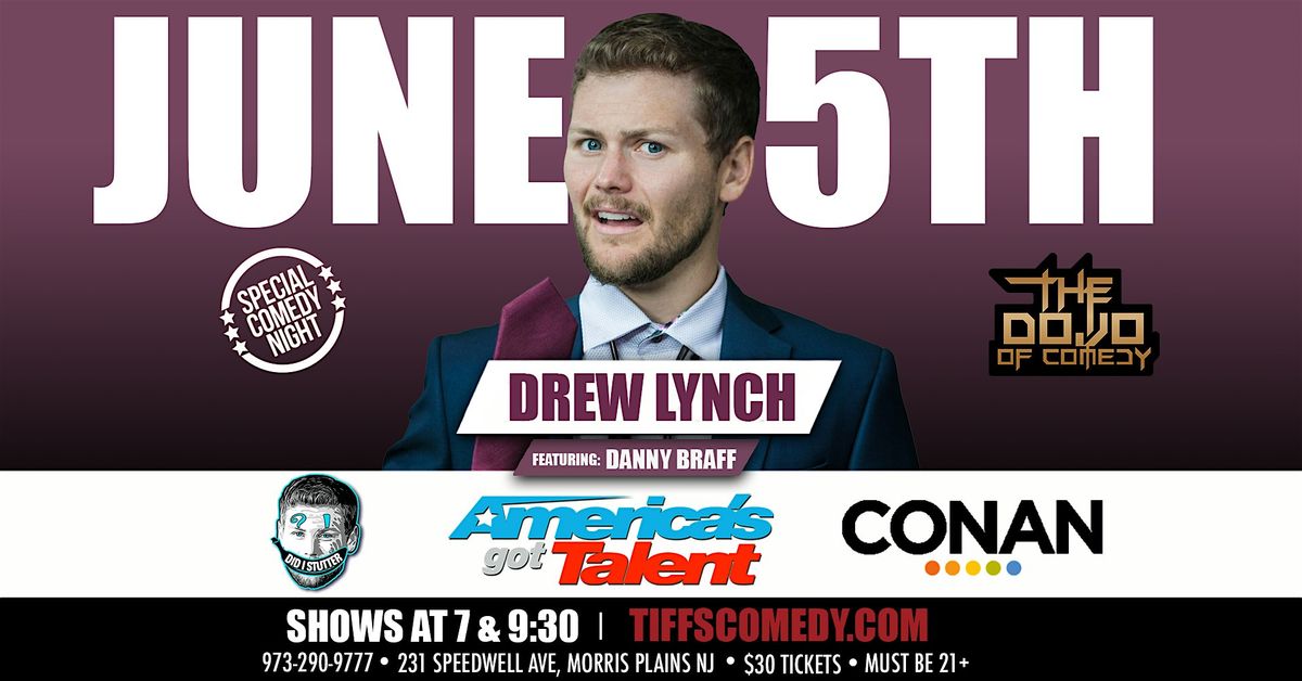 The Dojo of Comedy at Tiffs w/  Drew Lynch, 5 June | Event in Morris Plains | AllEvents