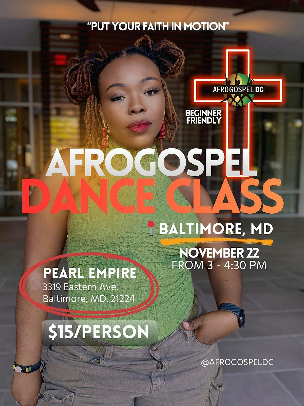 AfroGospel Dance Class, 22 November | Event in Baltimore | AllEvents