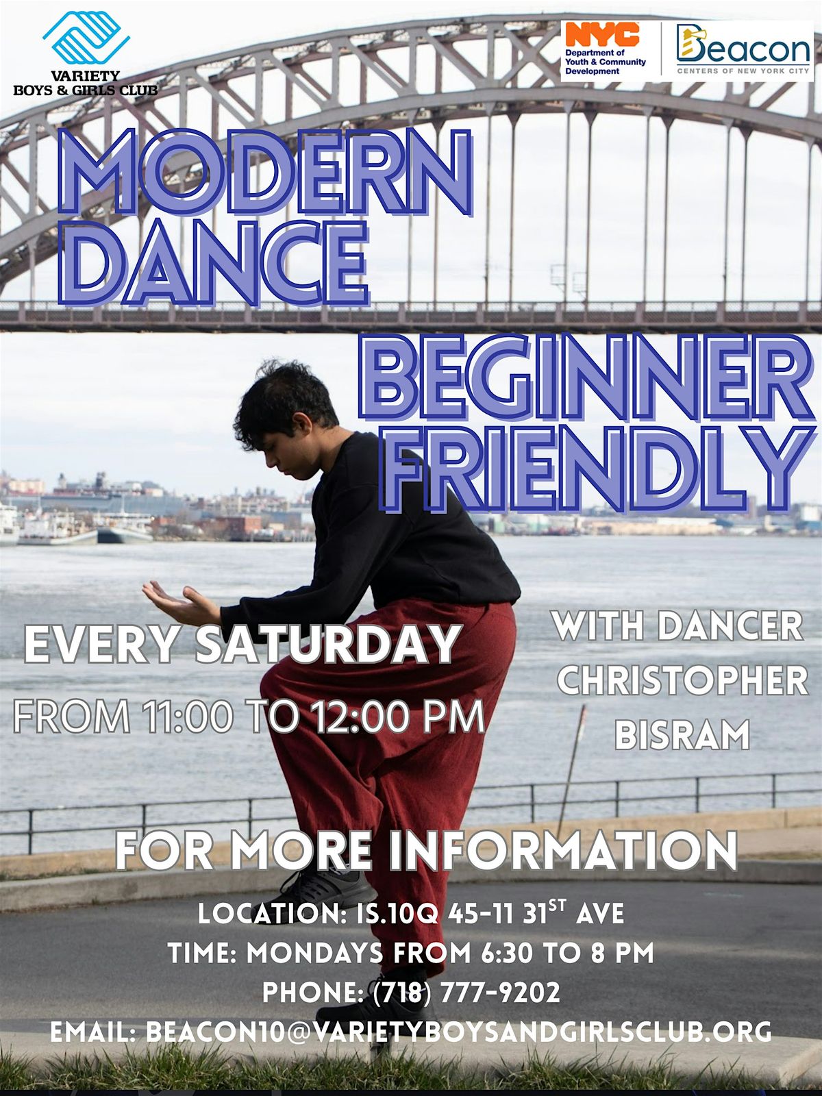Modern Dance- Beginner Friendly, 6 December | Event in Queens | AllEvents