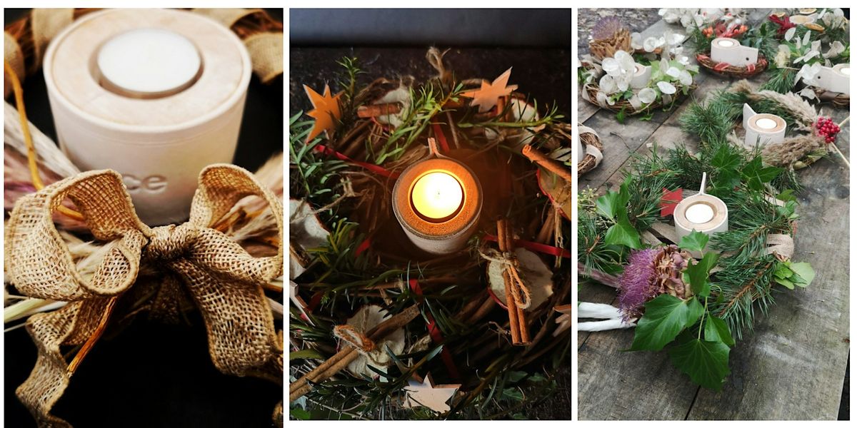 Leather Candle Holder and Wreath Workshop, 6 December | Event in Bradford | AllEvents