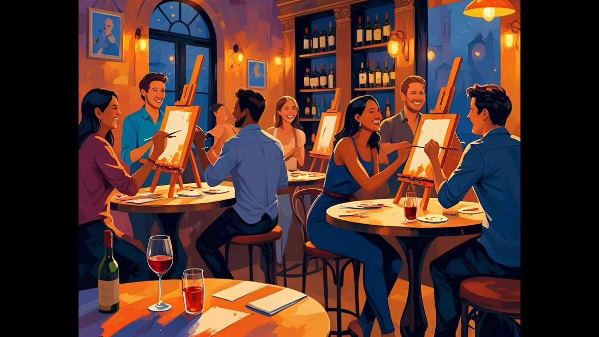 Paint Night at The Feisty Pigeon, 14 August | Event in Johnson City | AllEvents