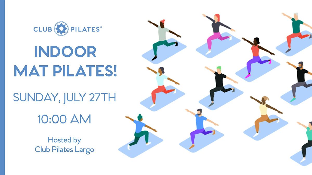 Indoor Mat Pilates Class at Buff City Soap Seminole, 27 July | Event in Seminole | AllEvents