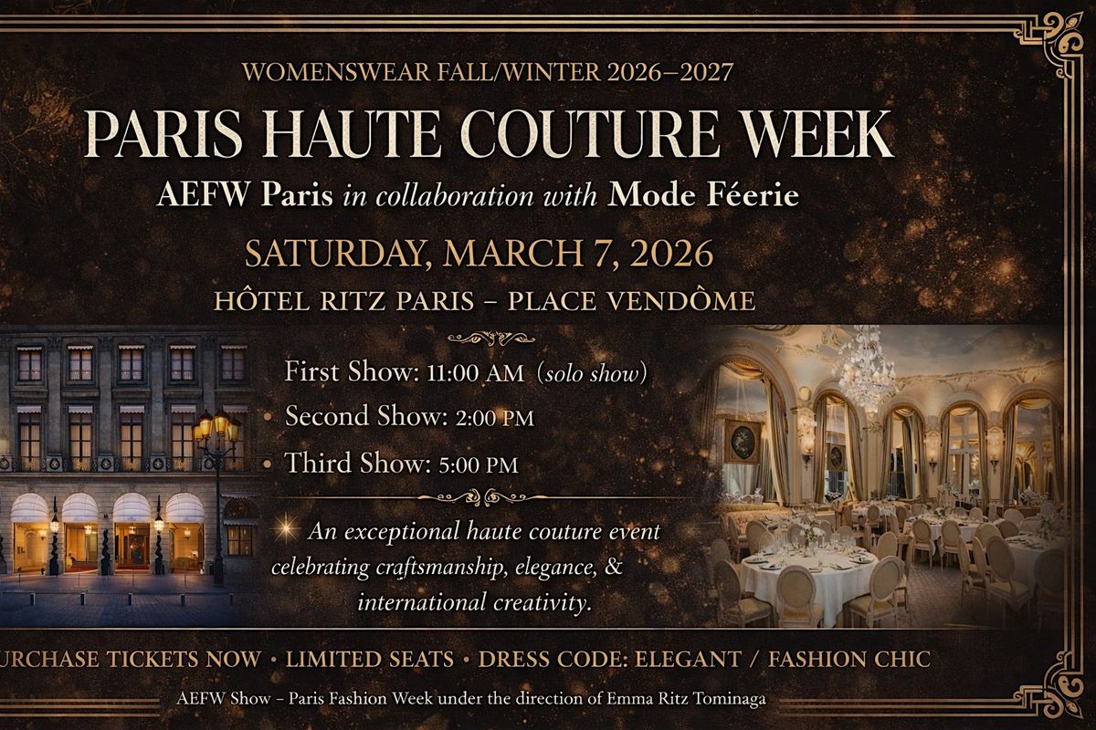 AEFW Paris – Women’s Fashion Fall/Winter 2026–2027 Runway Show