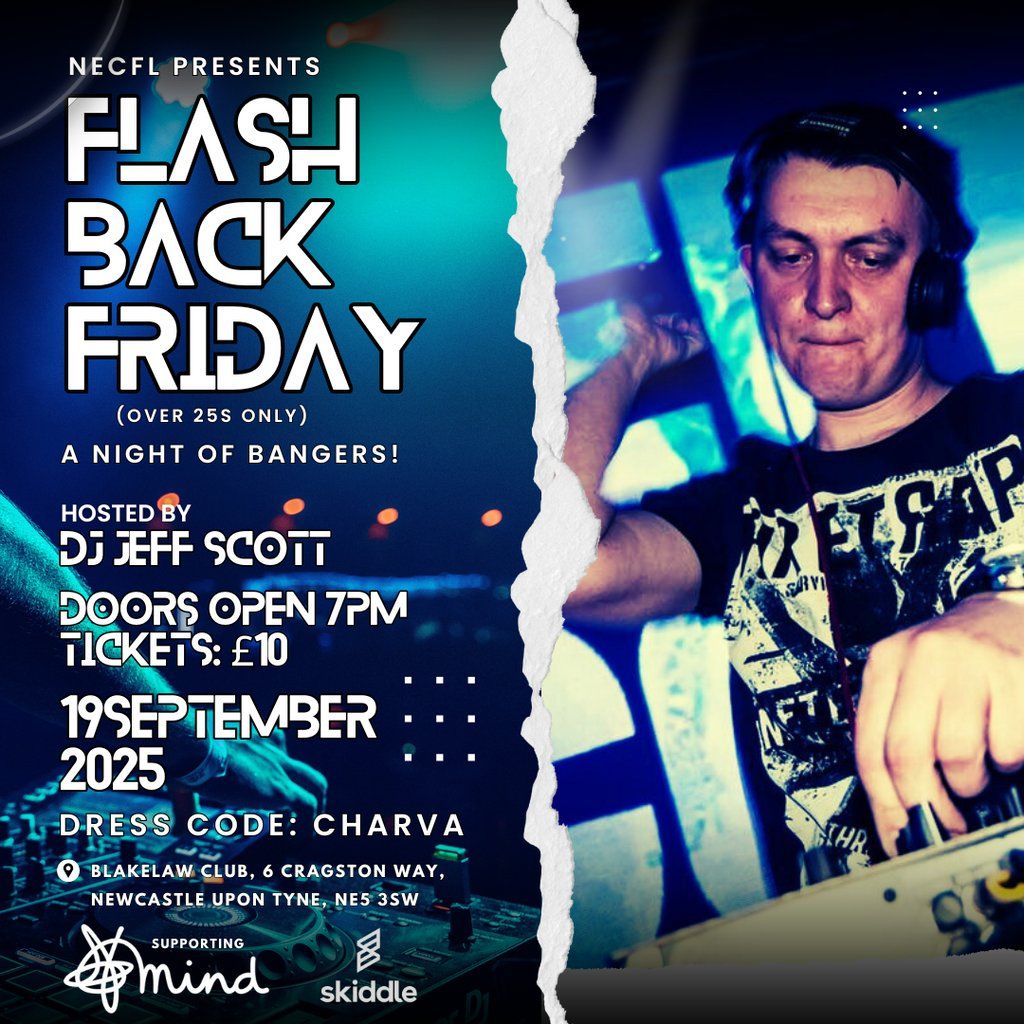 Flashback Friday - Over 25s !, 19 September | Event in Newcastle Upon Tyne | AllEvents