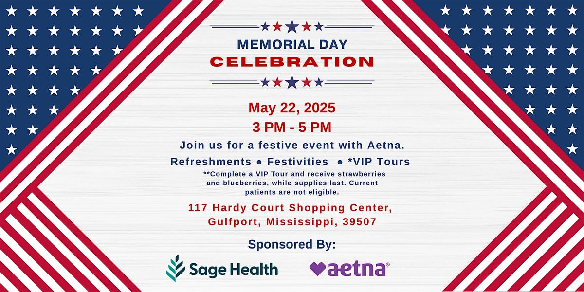 Memorial Day Celebration at Sage Health Gulfport, 22 May | Event in Gulfport | AllEvents