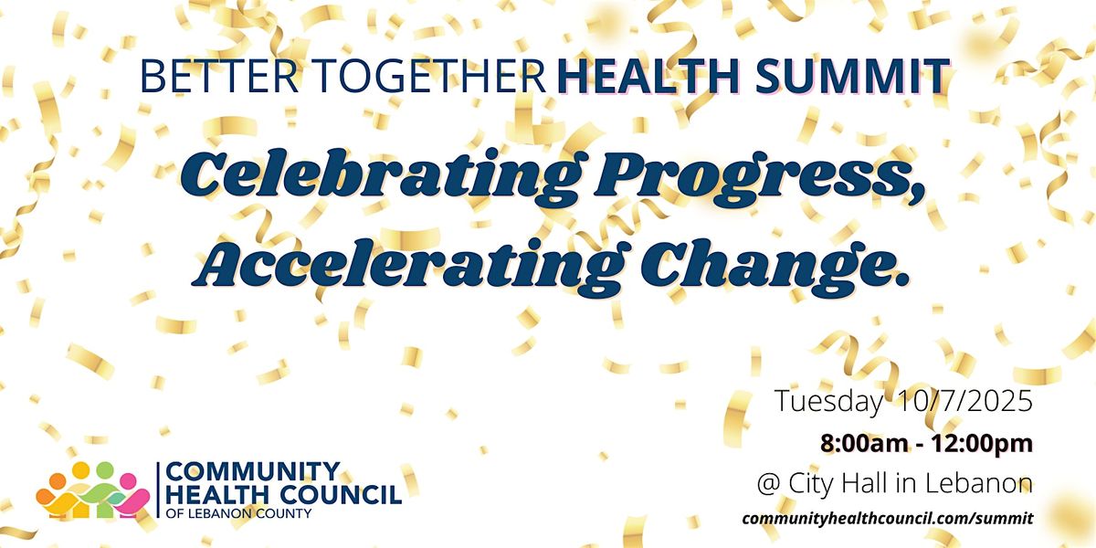 Better Together Public Health Summit 2025, 7 October | Event in Lebanon | AllEvents