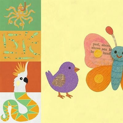 Creature creations book strip art at Runaway Bay Library