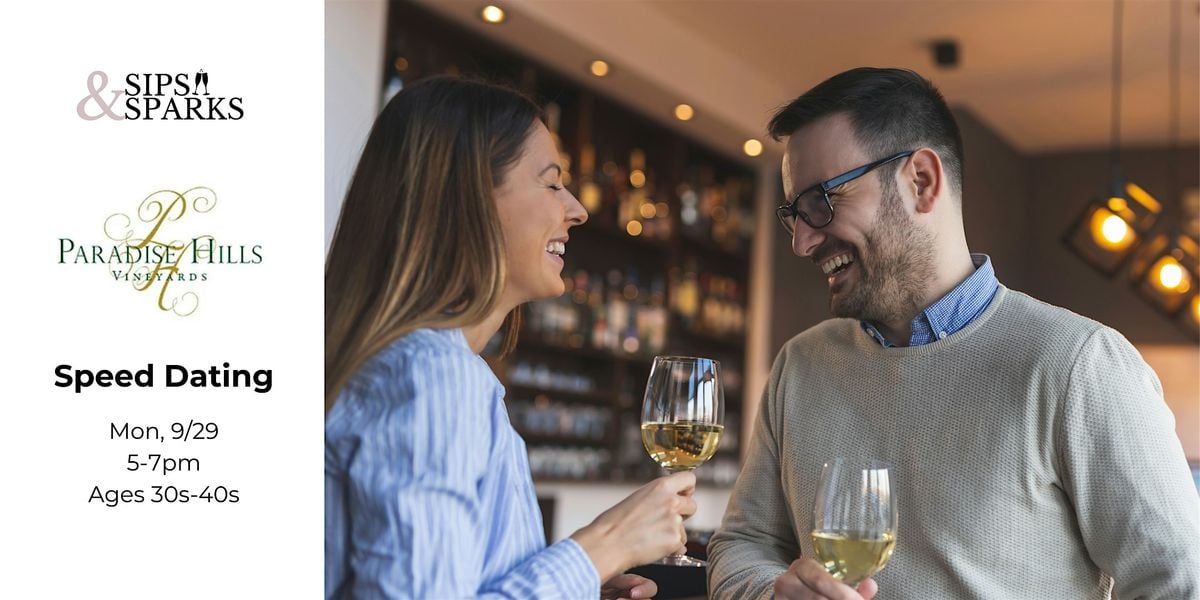 Speed Dating Ages 30s-40s in Wallingford, CT at Paradise Hills Vineyard, 29 September | Event in Wallingford