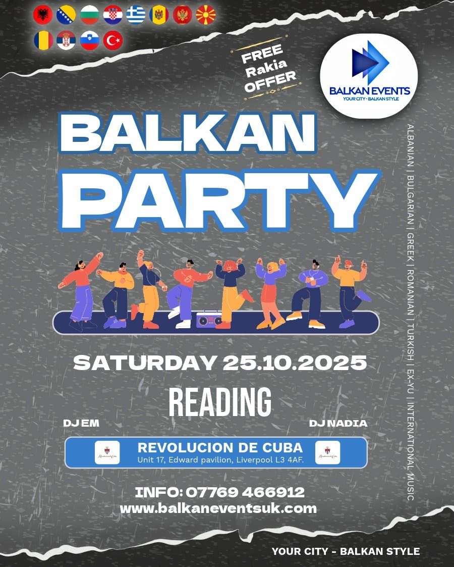 BALKAN Party READING - Autumn Celebrations, 25 October | Event in Liverpool | AllEvents