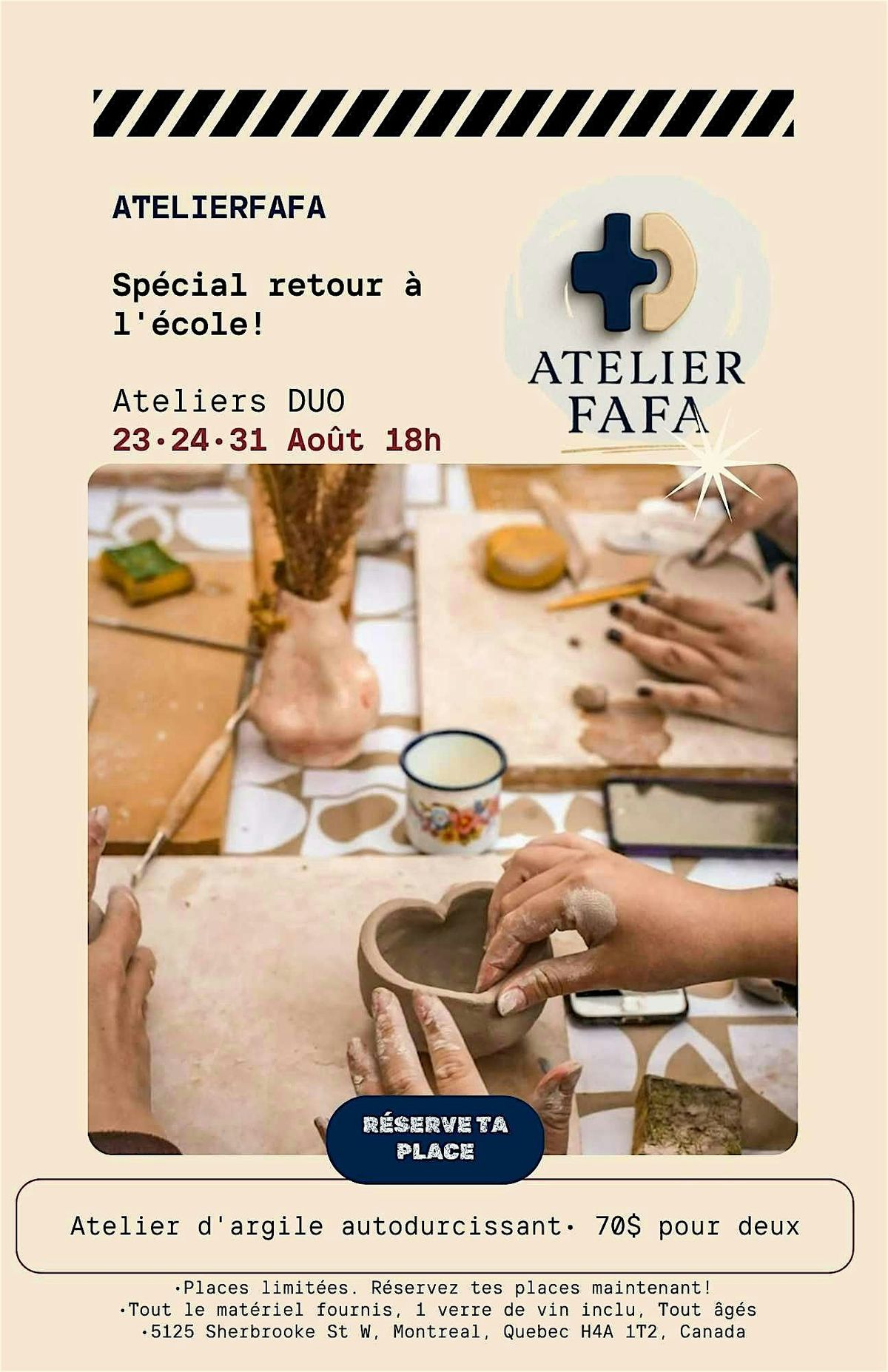 Atelier FAFA Summer special DUO workshops, 23 August | Event in Montréal | AllEvents