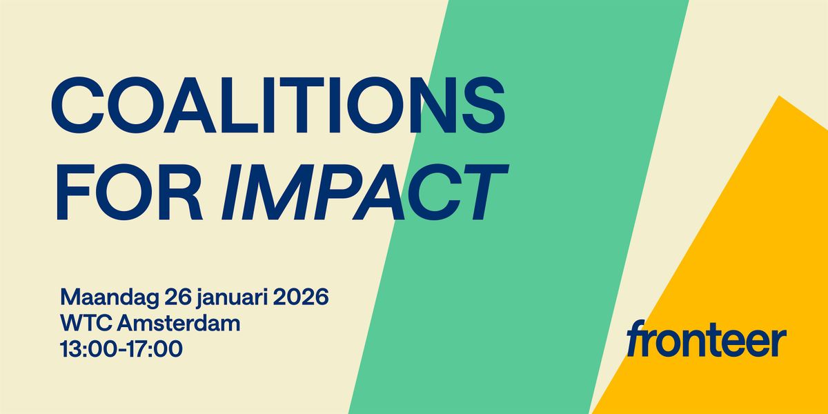 Coalitions For Impact Summit, 26 January | Event in Amsterdam | AllEvents