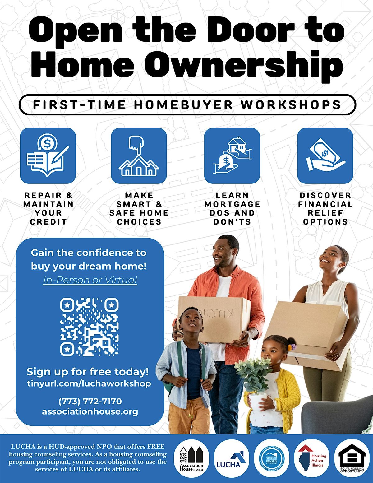 LUCHA: FREE First-Time Homebuyer Workshop (English), 13 December | Event in Chicago | AllEvents