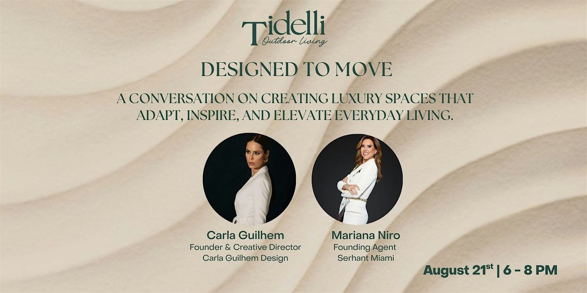 Designed to Move, 21 August | Event in Miami | AllEvents