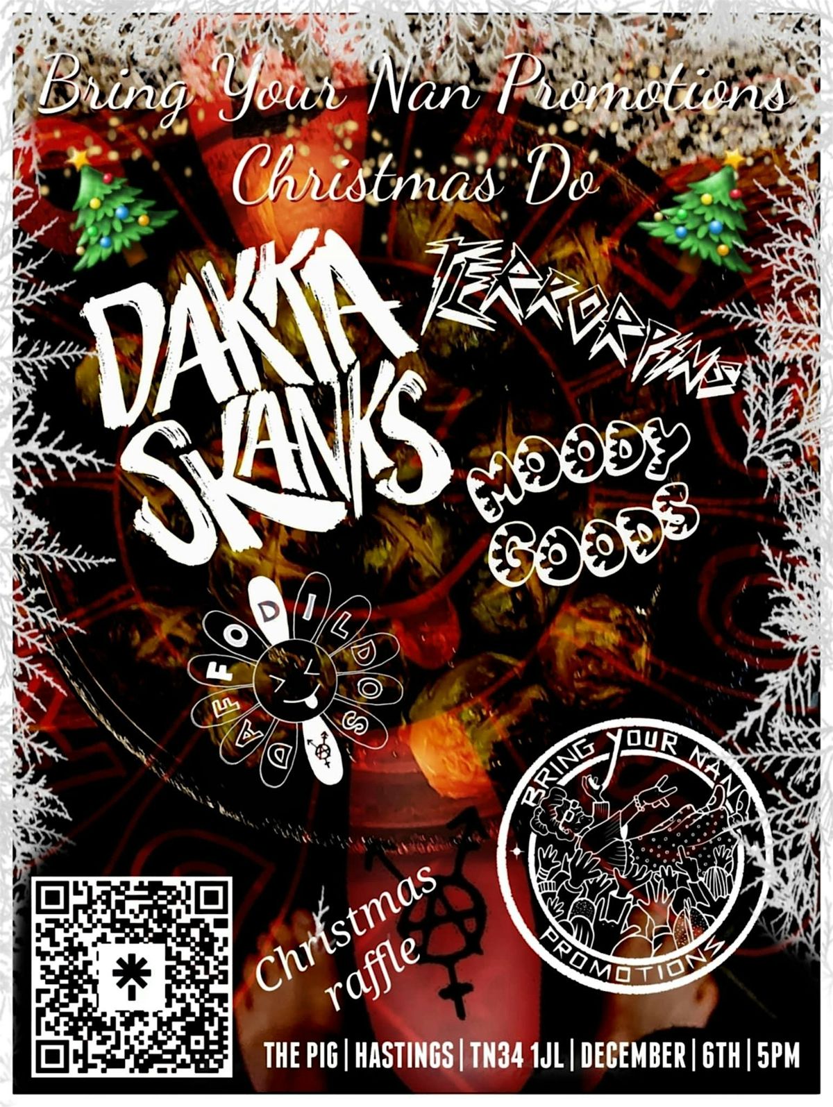 BRING YOUR NAN PROMOTIONS CHRISTMAS DO w/DAKKA SKANKS & more!, 6 December | Event in Hastings | AllEvents
