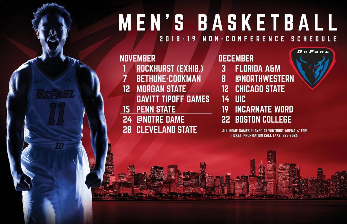Morgan State Bears at DePaul Blue Demons Mens Basketball, 9 December | Event in Chicago | AllEvents