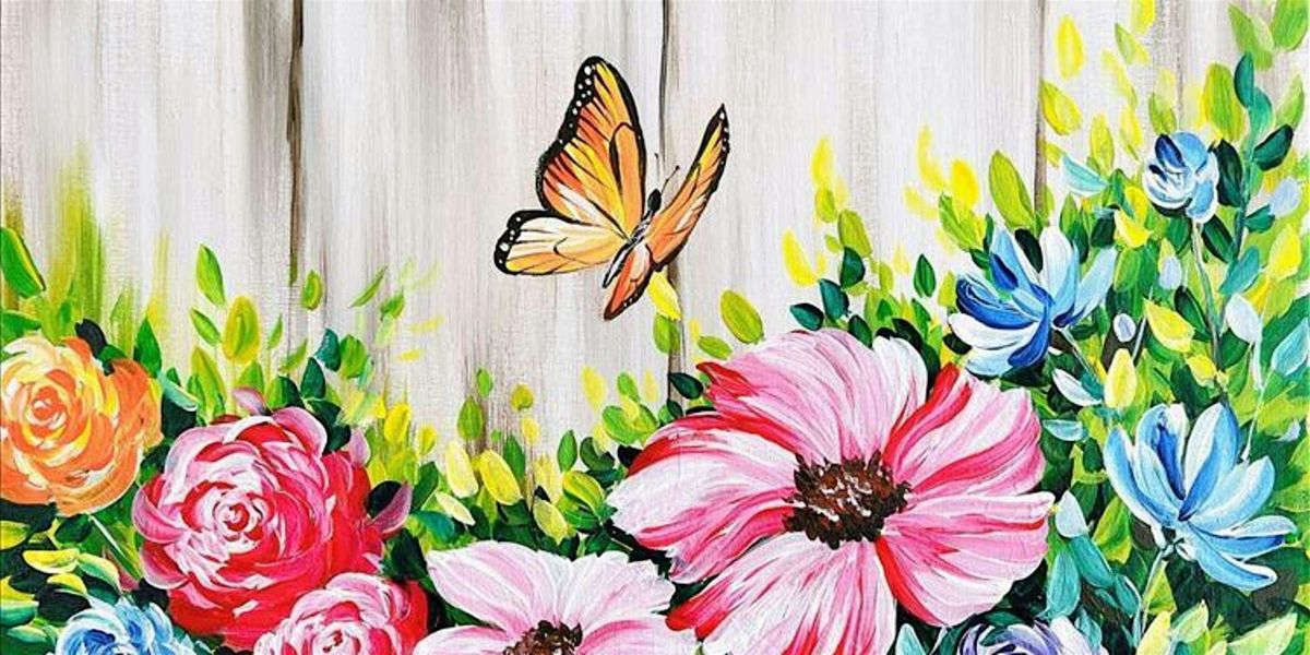 Spring Garden - Paint and Sip by Classpop!™, 27 June | Event in Houston | AllEvents