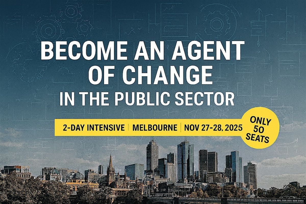 Public Sector Innovation Champion Training - Became a Change Agent, 27 November | Event in Melbourne | AllEvents