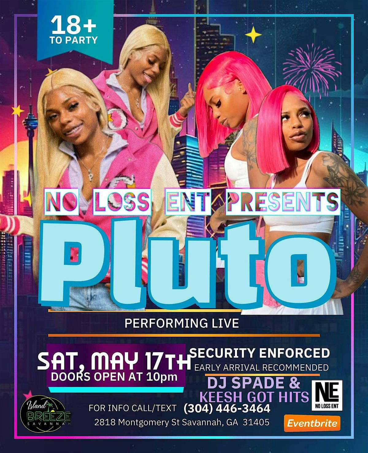 PLUTO  Performing Live @ Island Breeze, 17 May | Event in Savannah | AllEvents