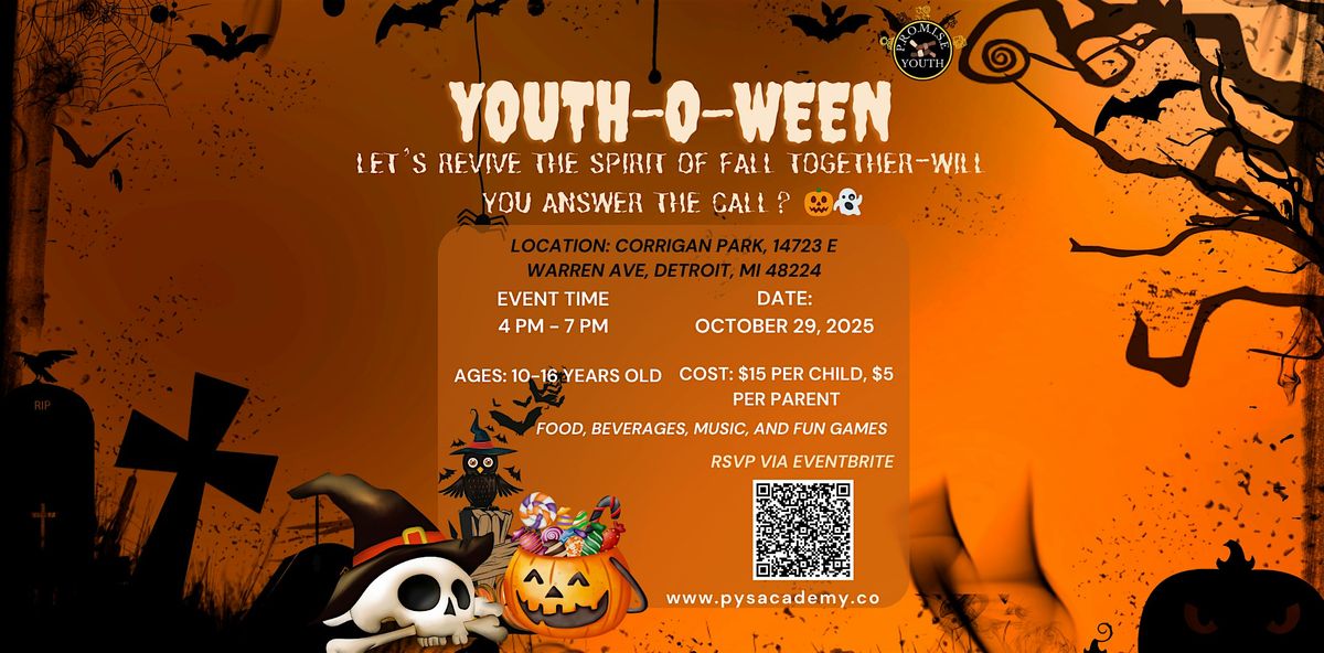 PYS Academy Annual Youth-o-ween Spooktacular Costume Fundraiser Event!, 29 October | Event in Detroit | AllEvents