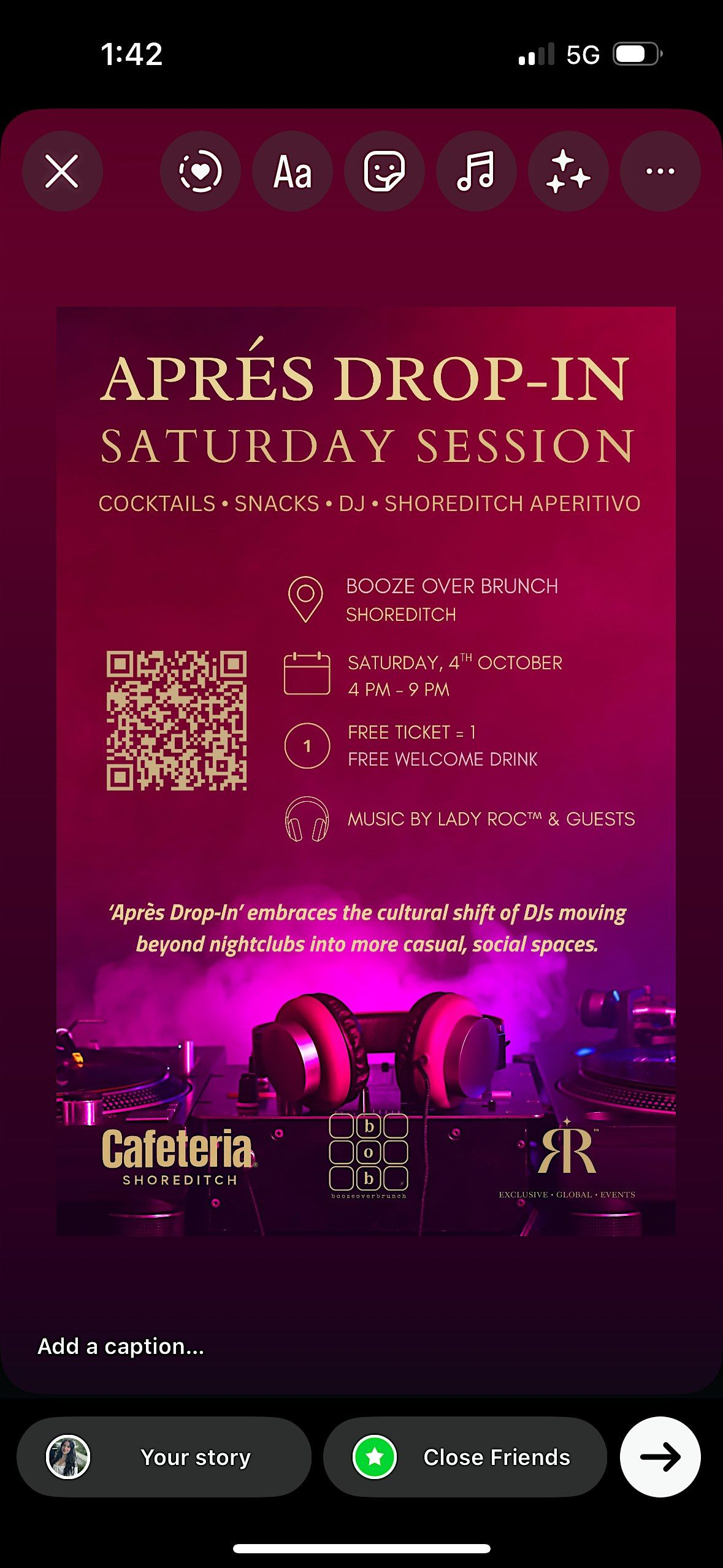 APRÉS DROP-IN SATURDAY SESSION, 4 October | Event in London | AllEvents