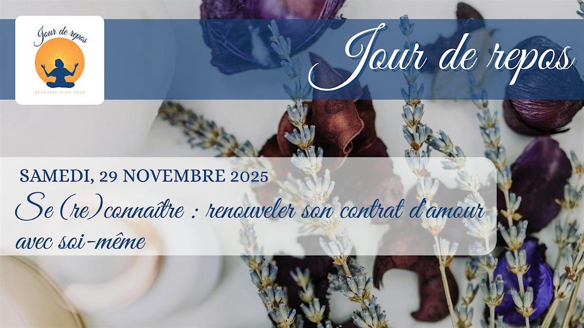 Jour de repos - Se (re)connaître, 29 November | Event in Longueuil | AllEvents