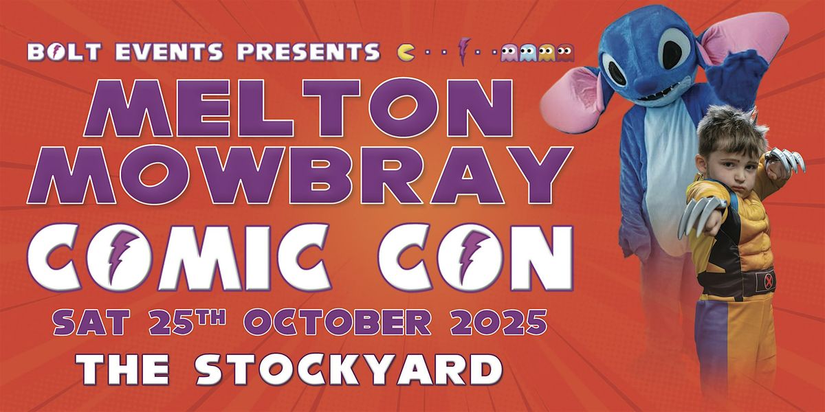 Melton Mowbray Comic Con, 25 October | Event in Melton Mowbray | AllEvents