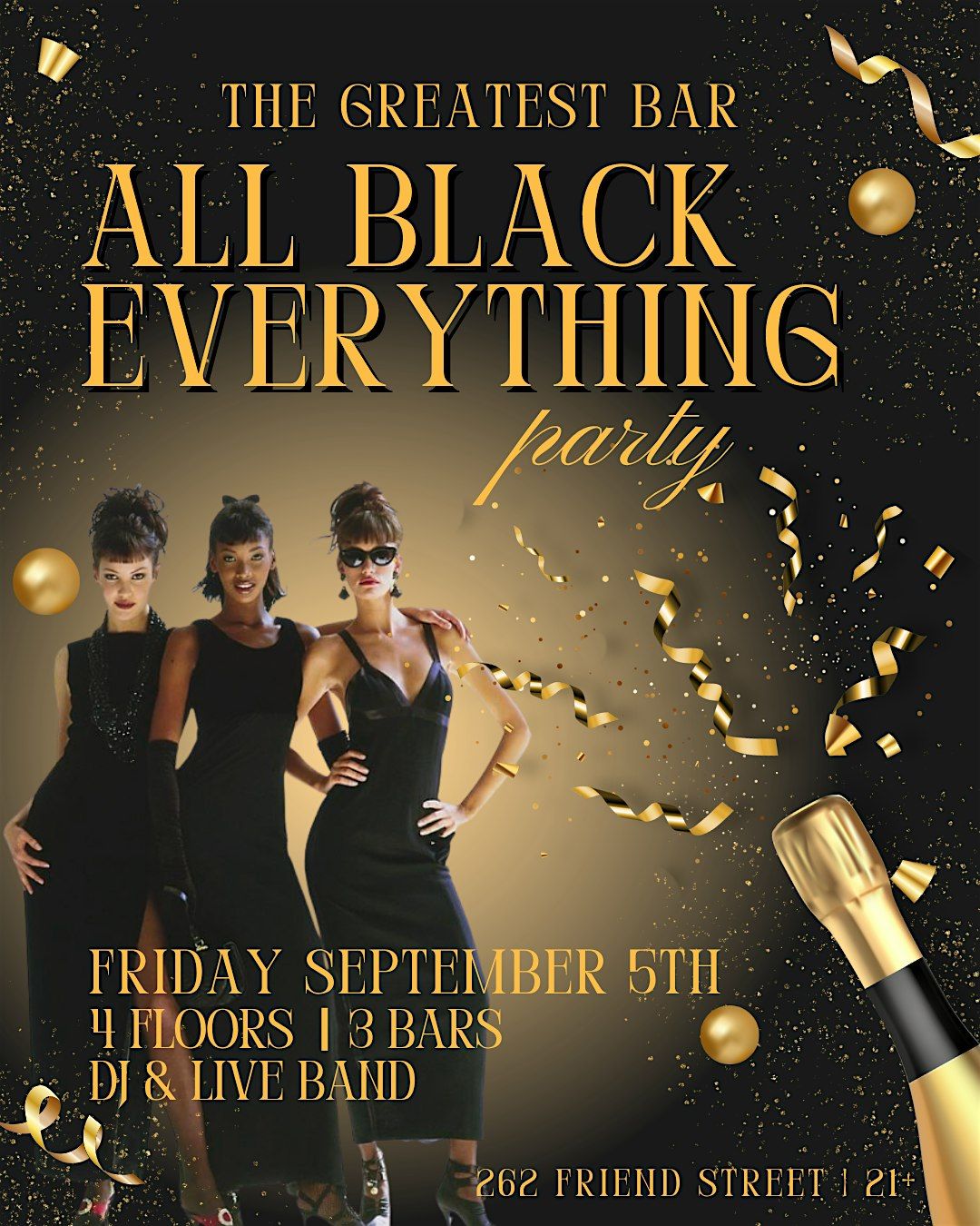 ALL BLACK EVERYTHING PARTY, 5 September | Event in Boston | AllEvents