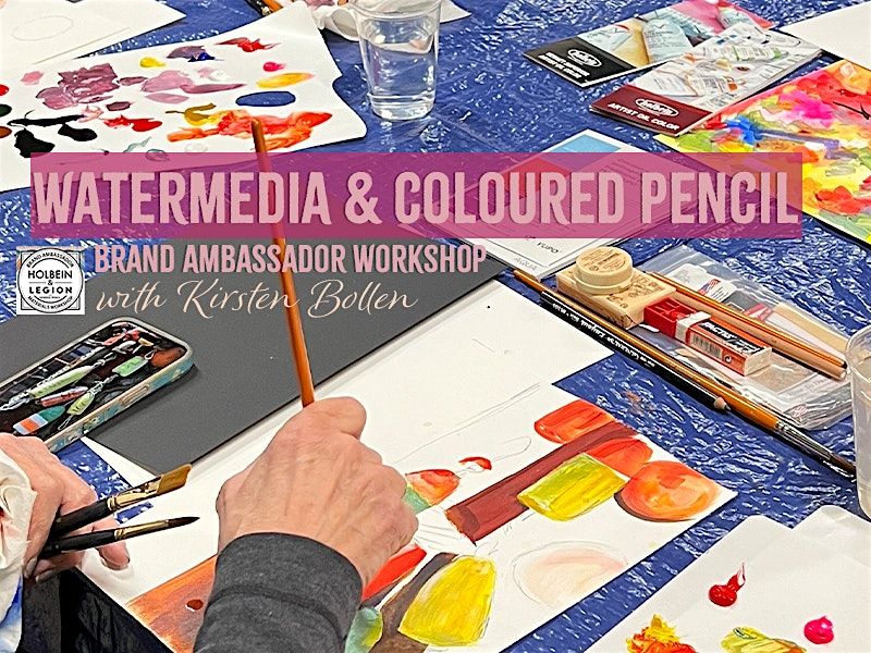 Watermedia & Colored Pencil Brand Ambassador Workshop with Kirsten Bollen, 15 January | Event in Calgary
