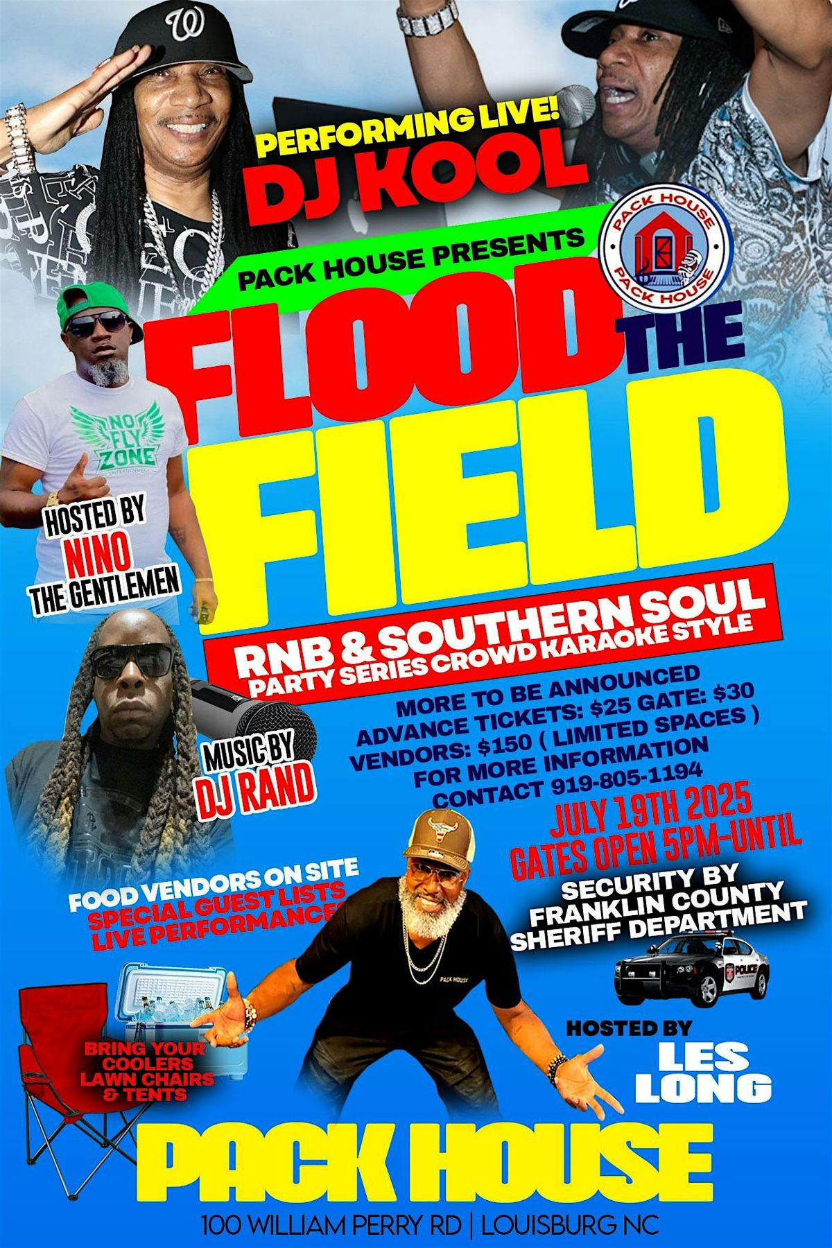 Flood The Field Go-Go, RnB & Southern Soul Party Series, 19 July | Event in Louisburg | AllEvents