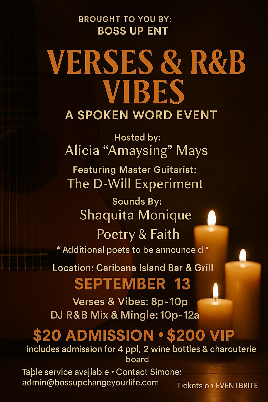 VERSES & VIBES, 13 September | Event in Gurnee | AllEvents