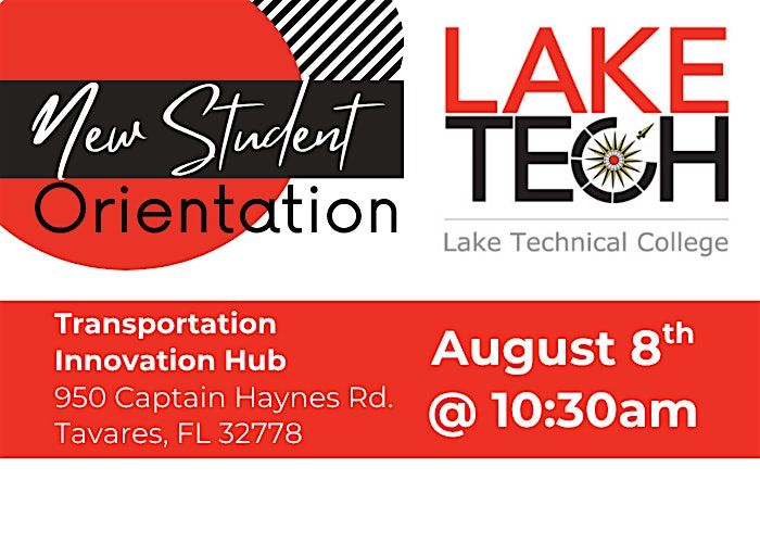 New Student Orientation - Transportation Hub, 8 August | Event in Tavares | AllEvents