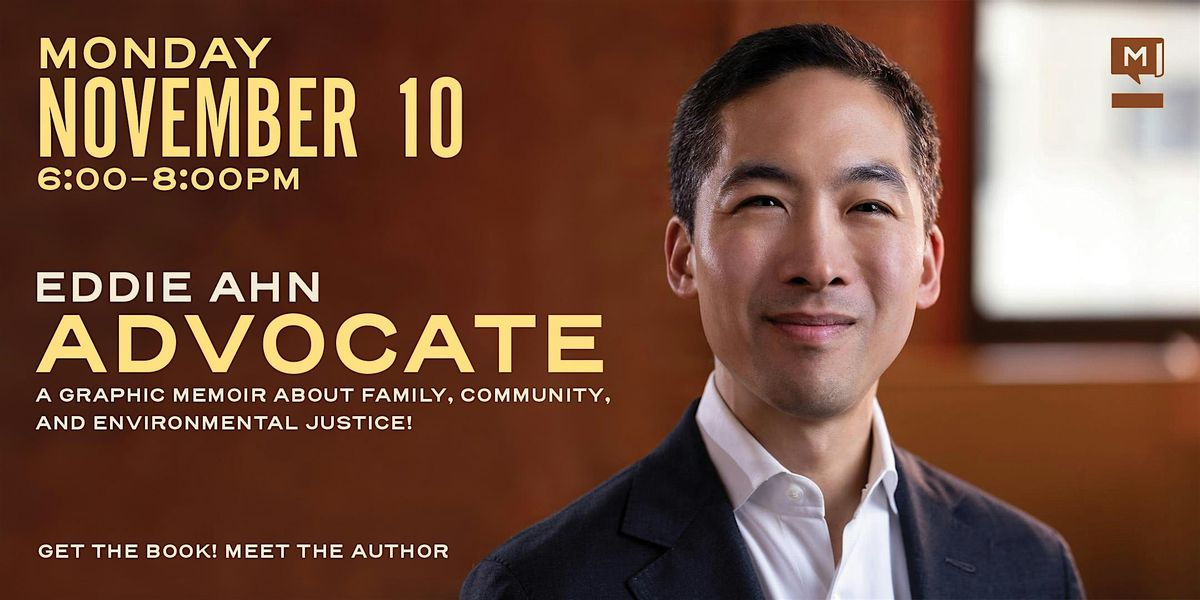 Author Talk: Eddie Ahn with ("Advocate") at MATTER, 10 November | Event in Denver | AllEvents