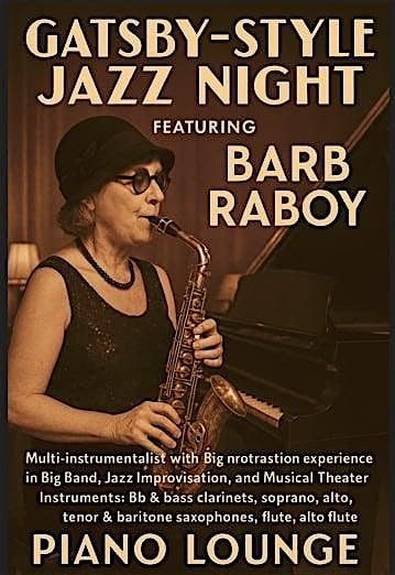 Gatsby-Style Jazz Night Featuring Barb Raboy, 24 June | Event in Monte Rio | AllEvents